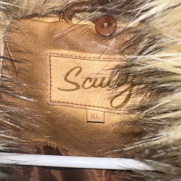 Scully Womens Brown Polyester Faux Fur Jacket - Picture 11 of 11
